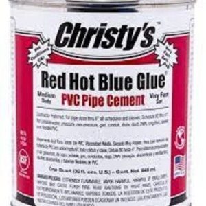 RED HOT BLUE GLUE LOW VOC {RH-RHBV-QT-12} - QUART  (IPS CORPORATION - 505201)