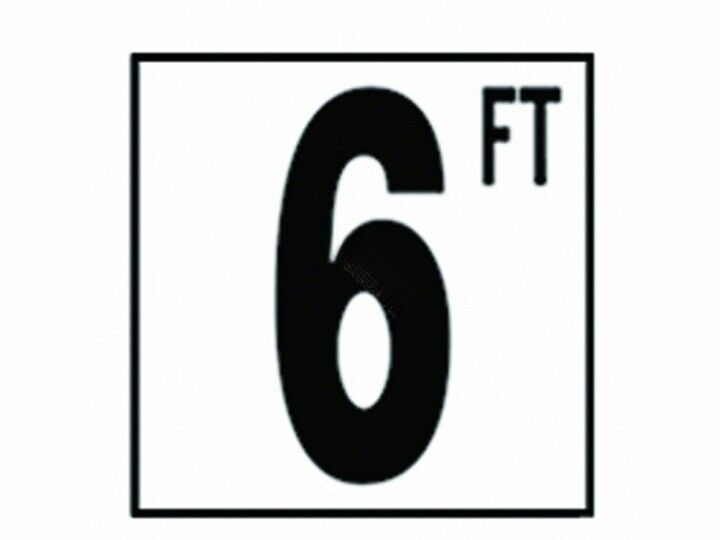 5IN NON-SKID 6 FT DEPTH MARKER TILE (NPT - DM52-2060)
