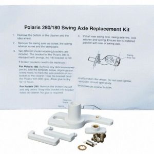 POLARIS 280/180 SWING AXLE KIT - WHITE (ZODIAC - C36)