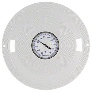 WHITE SWIMQUIP U-3 SKIMMER LID W/ THERMOMETER (PENTAIR - L1)