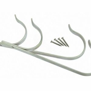 DELUXE SERIES ALUMINUM POLE HANGER SET - 2 PACK {PS079AL} (K079CBX/AL)