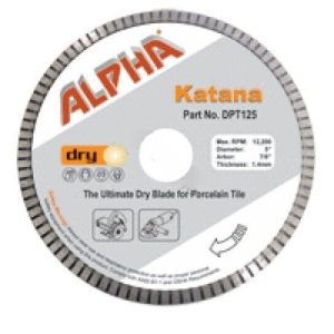 5" TURBO KATANA TILE BLADE (ALPHA PROFESSIONAL TOOLS - DPT125)