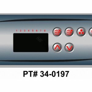 ECO-3 SPASIDE CONTROL PANEL - 10'  CORD (HYDRO-QUIP - 34-0197)