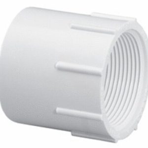 1"S x FPT SCH40 PVC FEMALE ADAPTER (LASCO FITTINGS INC - 435-010BC)