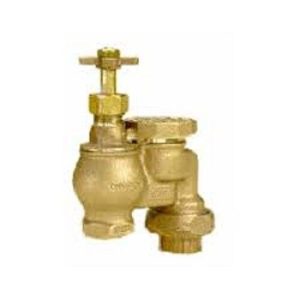 .75" BRS ANTI-SIPHON VALVE W/ UNION & WHEEL HANDLE (ARROWHEAD - 466W-075Y)