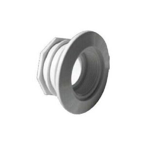 1.5"FPT LIGHT GRAY LARGE WALL FTG W/ WATER STOP (AQUASTAR - ES1022WB03)