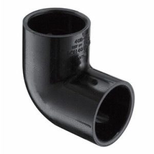 2"S BLACK SCH40 PVC 90^ ELL (SPEARS MANUFACTURING CO - 406-020B)