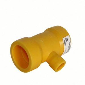 TEE REDUCER YELLOW 2" x 2" x .75" IPS SOCKET FUSION (GEORG FISCHER - 360022744)