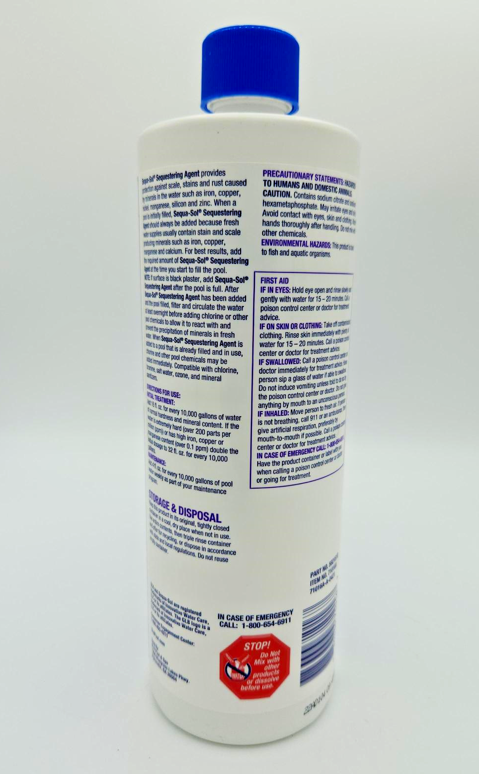 SEQUA-SOL ; Sequestering Agent, 32 OZ 2-Pack (GLB - 71016A) - Image 4