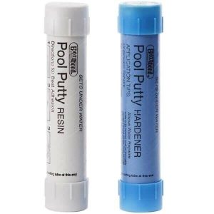 2-PART POOL EPOXY PUTTY - 14OZ - BLACK (ATLAS MINERALS & CHEMICALS - 530317)