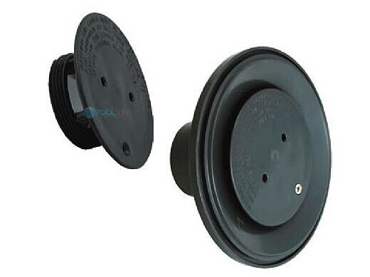 2"S ADJUSTABLE FLOOR INLET FITTING - WHITE (AQUASTAR - 4DIV101)