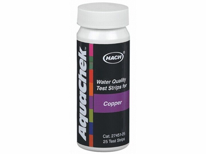 COPPER TEST STRIP (25 PACK) - (AQUACHEK - 661454E)
