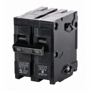 CUTLER HAMMER 2 POLE CIRCUIT BREAKER 50 AMP (EATON CORPORATION - BR250)