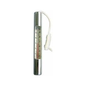 PS088 DELUXE SERIES CHROME PLATED THERMOMETER W/ CORD (K088CBX24)