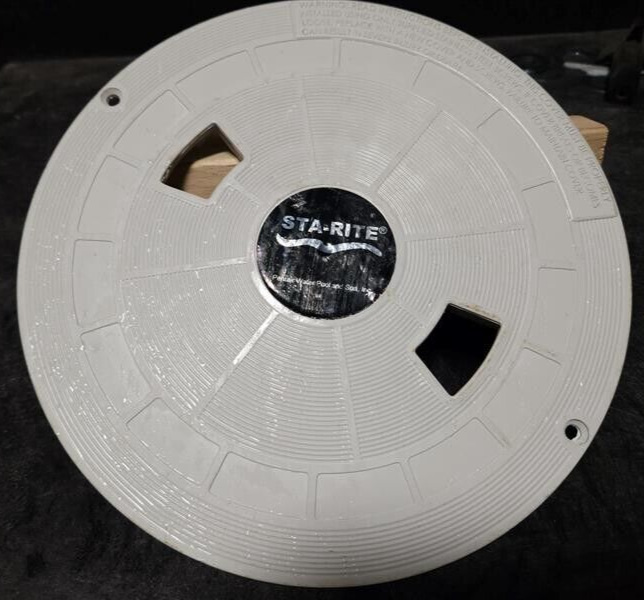 Skimmer Lid - 9.9"/9-7/8" - U-3, Fits Most, White (Sta-Rite - 08650-0058) - Image 2