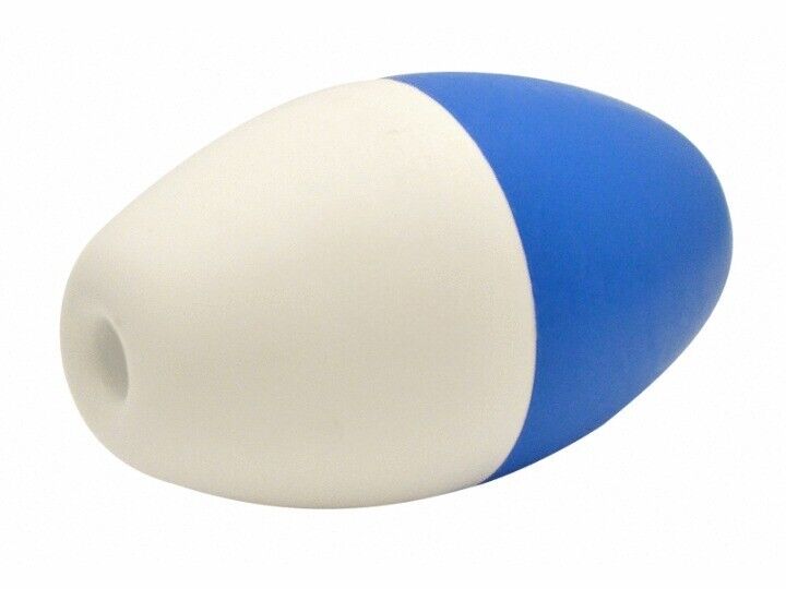 3" X 5" BLUE/WHITE OVAL ROPE FLOAT {#350} (PENTAIR - R181016)