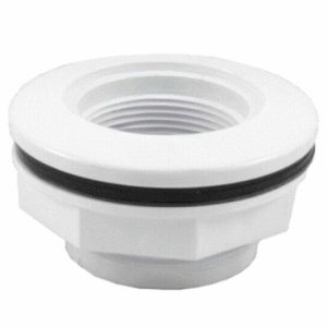 1.5"FPT WHITE VINYL WALL RETURN FITTING (SUPER-PRO - 25550-000-000)