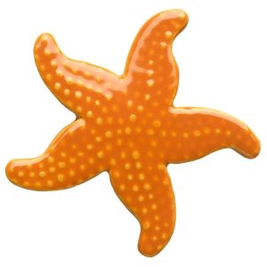 STARFISH 5" ORANGE (CUSTOM MOSAICS INC - 102OR)