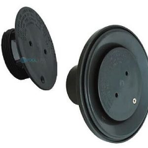 2"S ADJUSTABLE FLOOR INLET FITTING - DARK GRAY (AQUASTAR - 4DIV105)