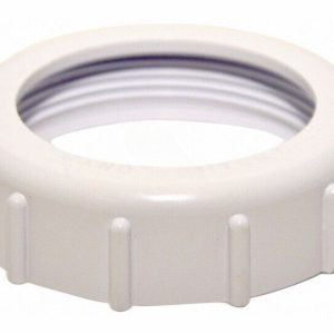 WHITE PVC FILTER / BACKWASH BULKHEAD ADAPTER NUT (PENTAIR - 274407)