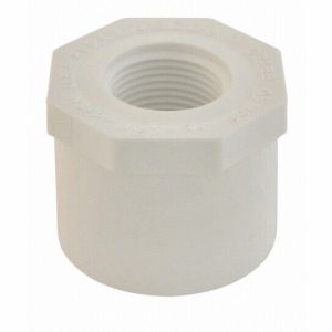 1.5"SPG x .75"FPT SCH40 PVC REDUCER BUSHING (LASCO FITTINGS- 438-210)