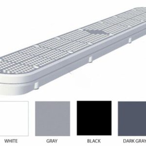 32" WHITE CHANNEL DRAIN COVER & FRAME (CMP - 25506-320-100)