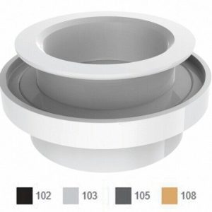 GUNITE JET NICHE W/ WATER STOP - LIGHT GRAY (AQUASTAR - AT128103)