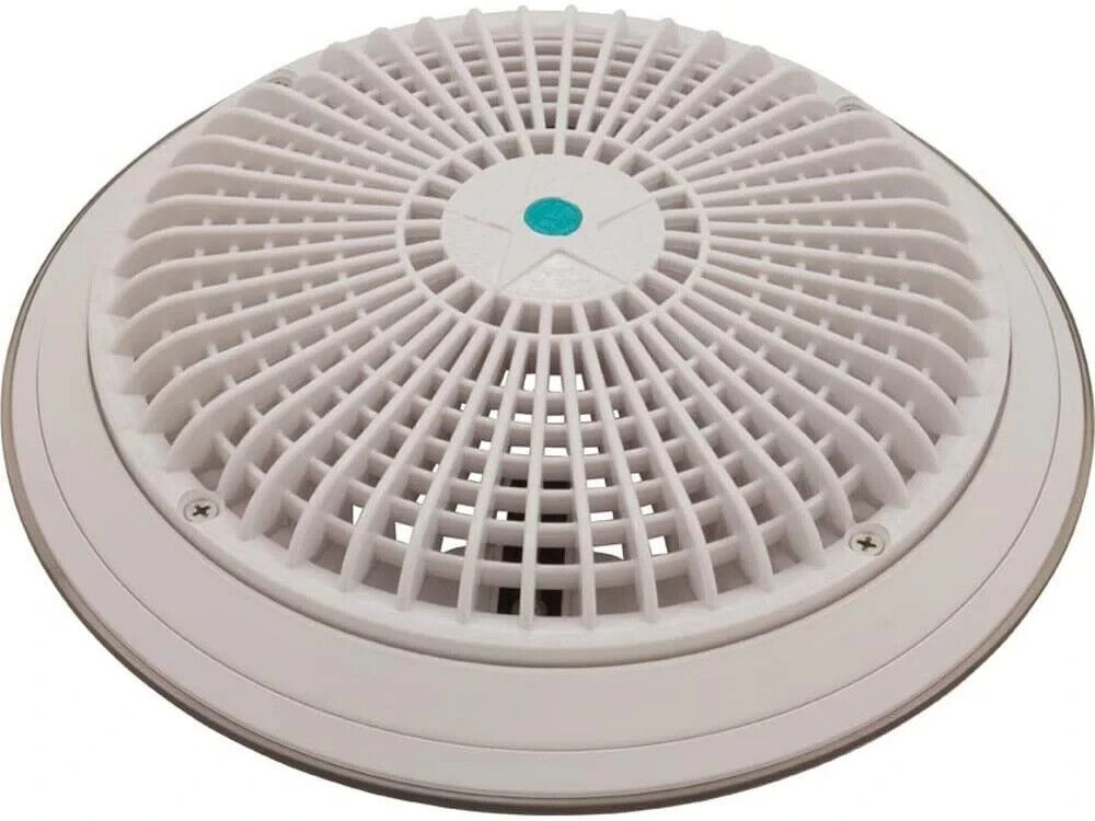 10" WHITE STAR SUCTION COVER W/ UNIV ADAPTER (AQUASTAR - A10RCFR101)