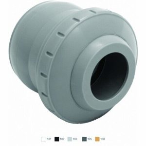 2"S 1" EYE SELF-ALIGNING INSIDER EYEBALL - DARK GRAY (AQUASTAR - 6105)