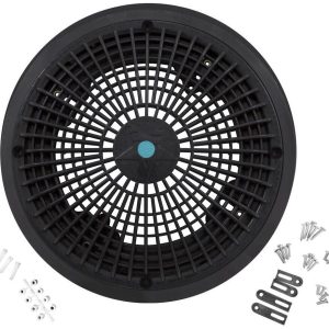 10" STAR SUCTION COVER W/ UNIV ADAPTER - LIGHT GRAY (AQUASTAR - A10RCFR103)