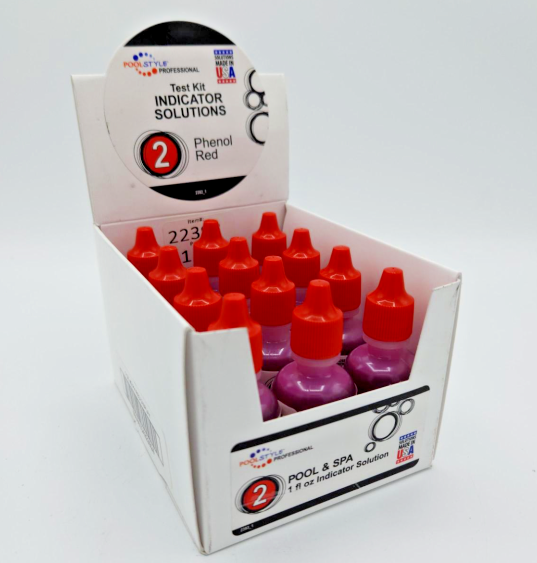 #2 pH TEST SOLUTION, REAGENTS , 1OZ - 12 PACK (POOLSTYLE / POOLMASTER - 22392) - Image 4