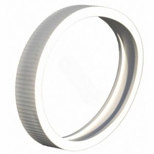 RUBBER LEGEND 3-WHEEL NON-RIBBED TIRE - WHITE **3 pack!! (PENTAIR - EC10)