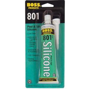 3OZ 801 SILICONE ADHESIVE {80131} - CLEAR (SOUDAL ACCUMETRIC - 142943)