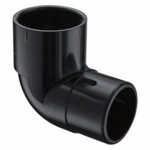 2"SPG X 2"S BLACK SCH40 PVC STREET 90^ ELL (SPEARS MANUFACTURING CO - 409-020B)