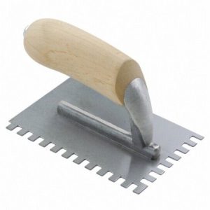 .25" V-NOTCH TROWEL 6.5" x 4" (KRAFT TOOL COMPANY - ST392)