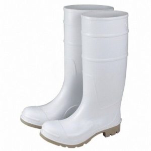 SIZE 10 VINYL BOOT OVER SOCK - WHITE (KRAFT TOOL COMPANY - GG910-WHITE)