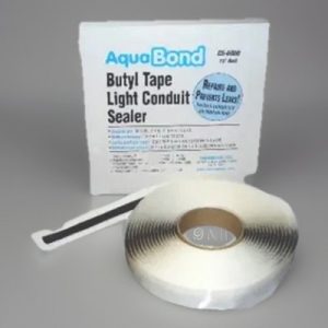 15' BLACK BUTYL TAPE (AQUABOND - CS-6000)