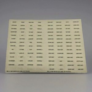 AQUALINK RS AUX / AUXILIARY DECAL LABEL STICKER SET (ZODIAC - 6781)