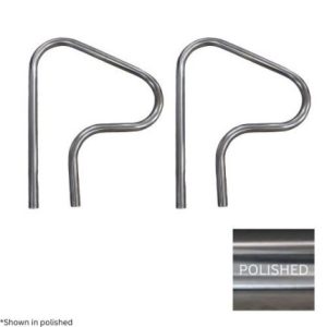 30" X .065" FIGURE-4 POLISHED HANDRAIL PAIR (GPP - GPP-RL-C65-30FIG4-SS-2)