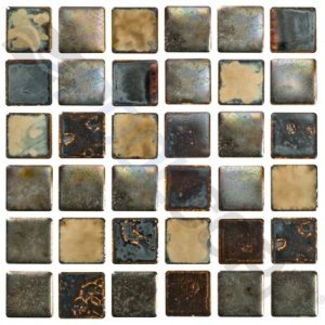 1" X 1" BMX MIX MOSAIC TILE BLONDE MIX SOLD BY THE SQFT  (NPT - MASBMX100)