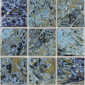 NORTH OCEAN COBALT TILE 2" X 2" SOLD BY THE SQF(NPT - ELONORCOB MOS2)