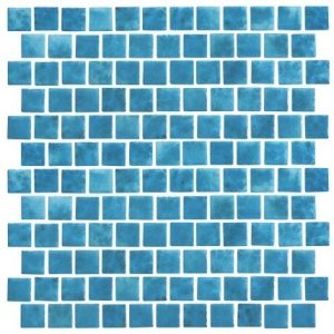 1" X 1" MINI KOYN GLASS TILE CERULEAN (NPT - MK-G-CERULEAN) **Sold by the Sq Ft