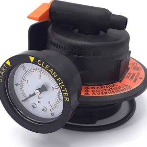 AIR RELIEF VALVE ASSEMBLY WITH GAUGE FOR HAYWARD FILTERS (SWIMABLES - SW-27-242)