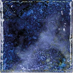 6" X 6" BAROQUE STONE GLOSSY TILE BLUE *SOLD BY SQ FT (NPT - CVKBQS61)
