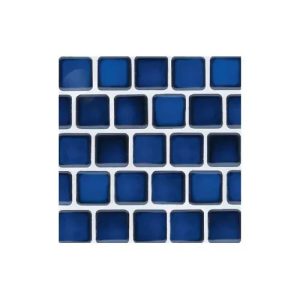 1" X 1" MINI KOYN TILE BLUE (NPT - MK560) **Sold by the Sq Ft