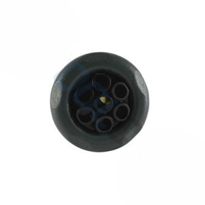 3-3/8" DK GRAY/BLACK STORM MASSAGE GUNITE JET 5-SCALLOP (WATERWAY - 229-8031-DK)