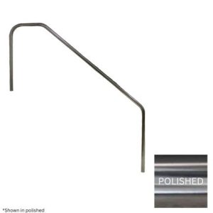 4' POLISHED CLASSIC 3-BEND STAIR RAIL (GBP - GPP-RL-C49-3BNDSR4-SS-L)