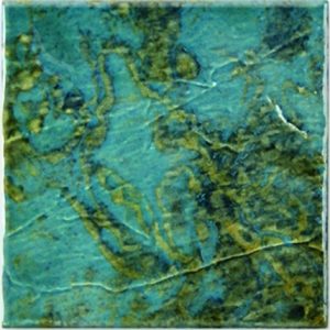 6" X 6" VOLCANO GLOSSY TILE AQUA BLUE  *SOLD BY SQ FT  (NPT - MASSV611)