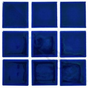 2" X 2" GLAZED TILE COBALT SOLD BY THE SQFT  (NPT - BX250)