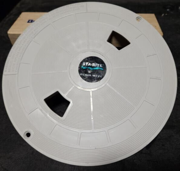 Skimmer Lid - 9.9"/9-7/8" - U-3, Fits Most, White (Sta-Rite - 08650-0058)